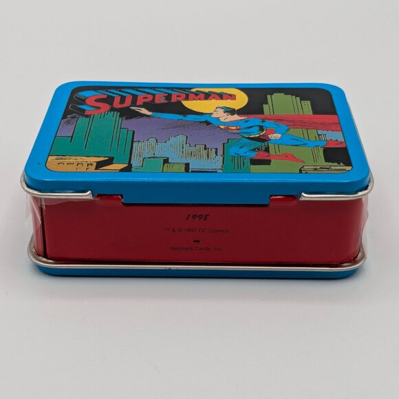 Hallmark Keepsake Superman Lunchbox Commemorative Edition 1998 NEW Ornament - Picture 7 of 12